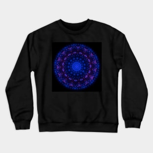 After Midnight Glow Mandala (wide) Crewneck Sweatshirt